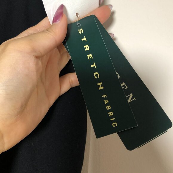 NWT Lauren Ralph Lauren Black Wool Pants 14 - Picture 9 of 11